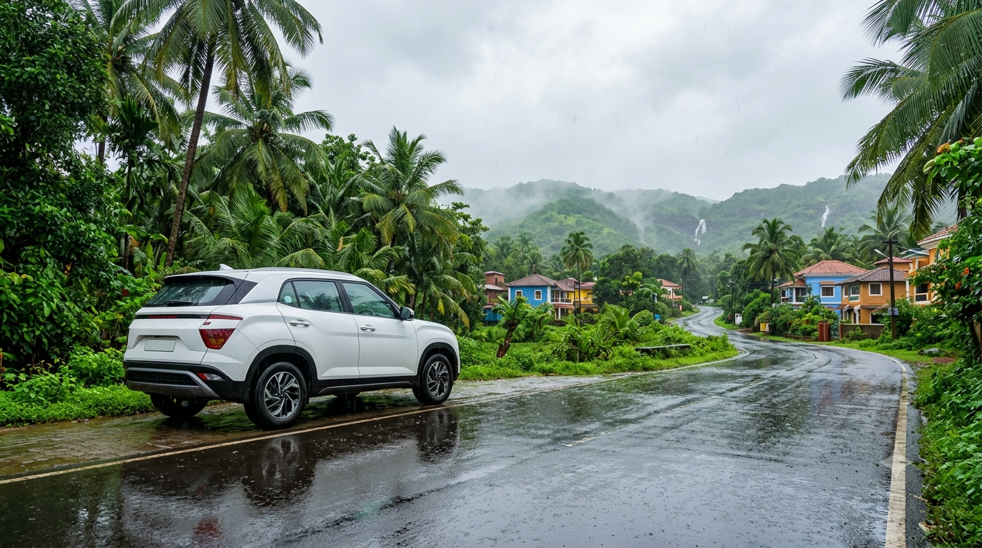 Renting a Car in Goa During Monsoon: What You Should Know
